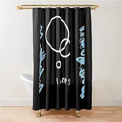 Michael Reeves Merch Lines Shower Curtain