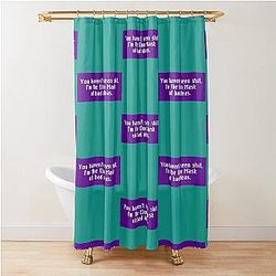 Michael Reeves "meme" quote. You haven't seen shit Shower Curtain