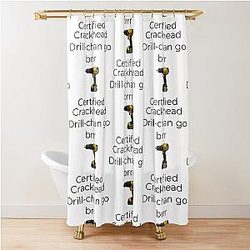 Michael Reeves Drill-chan Shower Curtain