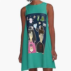 Cute Michael Reeves Lilypichu A-Line Dress