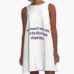 Michael Reeves meme quote. You haven't seen anything. A-Line Dress