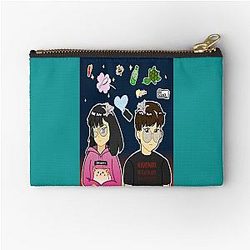 Cute Michael Reeves and Lilypichu Zipper Pouch
