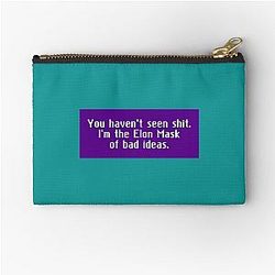 Michael Reeves meme quote. You haven't seen shit Zipper Pouch