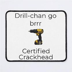 Michael Reeves - Drill-chan Mouse Pad