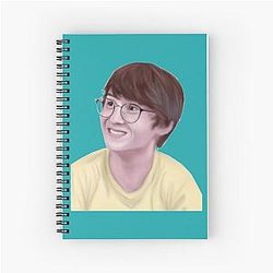 Micheal Reeves Fan Art Spiral Notebook