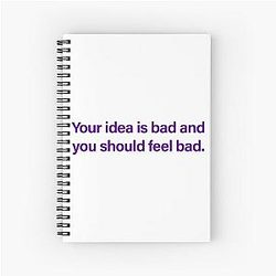 Michael Reeves meme notebook quote is bad Spiral