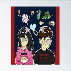 Cute Michael and Lilypichu Poster