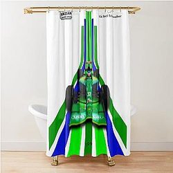 Poster Formula 1 Jordan Hammer 191 Michael Schumacher Shower Curtain