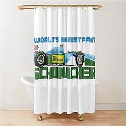 Michael Schumacher - Benetton World's biggest fan Shower Curtain