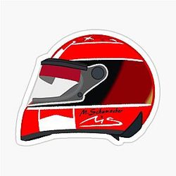 Michael Schumacher 2003 Helmet Sticker