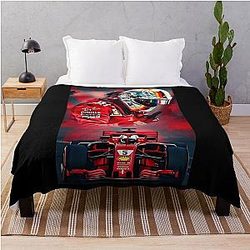 Michael Schumacher Design Throw Blanket