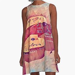 Benetton F1 Car Michael Schumacher A-Line Dress