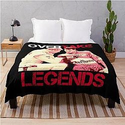 Overtake Legends Mika Hakkinen Michael Schumacher Throw Blanket