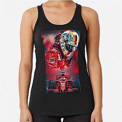 Michael Schumacher Racerback Tank Top