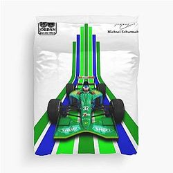 Formula 1 Jordan #23 Michael Schumacher Duvet Cover