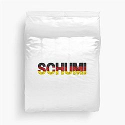 Michael Schumacher German Flag Iconic Duvet Cover