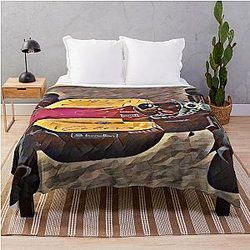Benetton F1 Car Michael Schumacher Throw Blanket