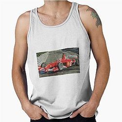 Michael Schumacher Ferrari Monaco 2002 Tank Top