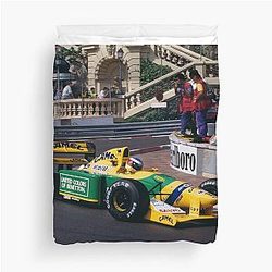 Michael Schumacher Benetton Duvet Cover