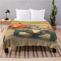 F1: Mika Hakkinen vs Michael Schumacher Throw Blanket
