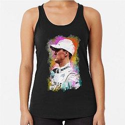 Michael Schumacher Racerback Tank Top