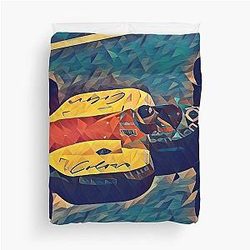 Benetton F1 Car Michael Schumacher Duvet Cover