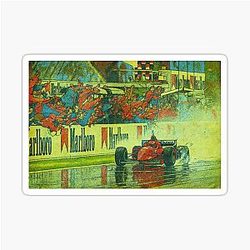 F1 Michael Schumacher 1996 Spanish GP Sticker