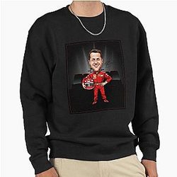 Funny Michael Schumacher black edition racing car Pullover Sweatshirt