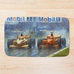F1: Ralf vs Michael Schumacher Bath Mat (1999)