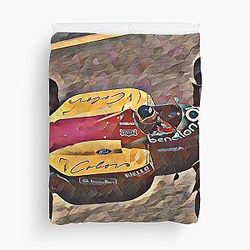 Benetton F1 Car Michael Schumacher Duvet Cover