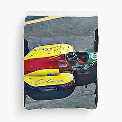 Benetton F1 Car Michael Schumacher Duvet Cover