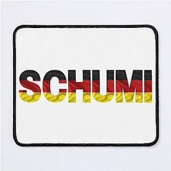 Michael Schumacher German Flag Iconic Mouse Pad