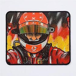 Michael Schumacher - Ferrari F1 graffiti painting by DAutoArt Mouse Pad