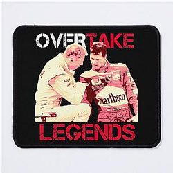 F1 Legends Michael Schumacher Mika Hakkinen Mouse Pad