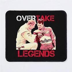 Overtake Legends Mika Hakkinen Michael Schumacher Mouse Pad
