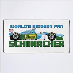 Michael Schumacher Benetton World's biggest fan Desk Mat