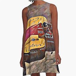 Benetton F1 Car Michael Schumacher Dress