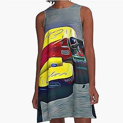 Benetton F1 Car Michael Schumacher Dress