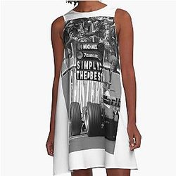 Michael Schumacher F1 A Line Dress