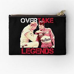 Michael Schumacher and Mika Hakkinen Zipper Pouch