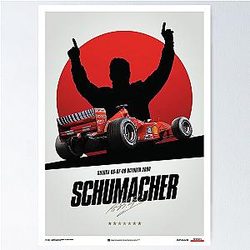Michael Schumacher Suzuka 2000 Poster