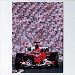 Michael Schumacher - The F1 Goat in Action Poster