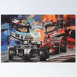 MICHAEL SCHUMACHER MOTORSPORT POSTER