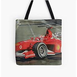 Michael Schumacher Ferrari Monaco 2002 Tote Bag