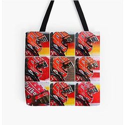 Michael Schumacher graffiti painting by DRAutoArt Tote Bag