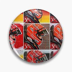 Michael Schumacher graffiti painting by DRAutoArt Pin