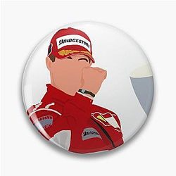 Michael Schumacher celebrating on the podium win