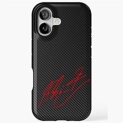 Michael Schumacher Carbon Fiber Signature Tough Case