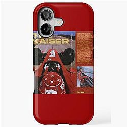 Kaiser-Michael Schumacher Tribute F1 Vintage iPhone Case