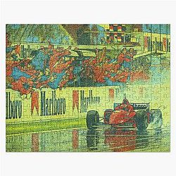 F1 Michael Schumacher Spain GP Jigsaw Puzzle